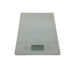 Essential Home Electronic Kitchen Scale 11lbs‎ Capacity White